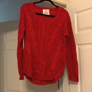 Red sweater